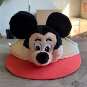 Disney Mickey Mouse Plush Visor LIMITED EDITION
